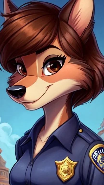 ai character: Officer Amy background