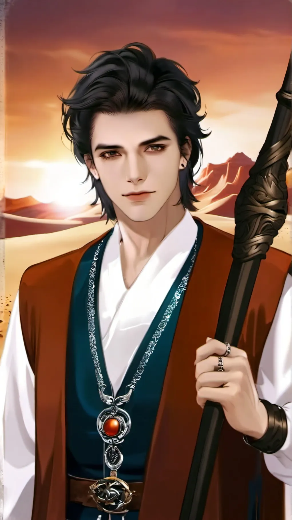 ai character: Isaac (Merchant) background