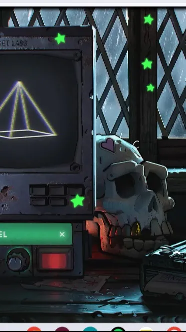 ai character: Gravity falls background