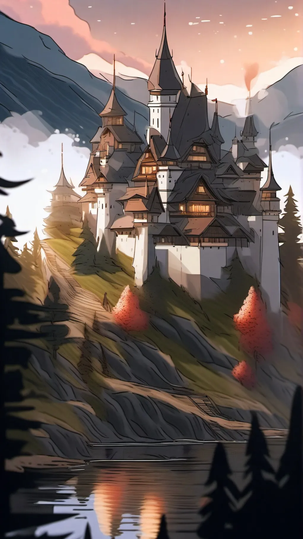 ai character: hogworts  background