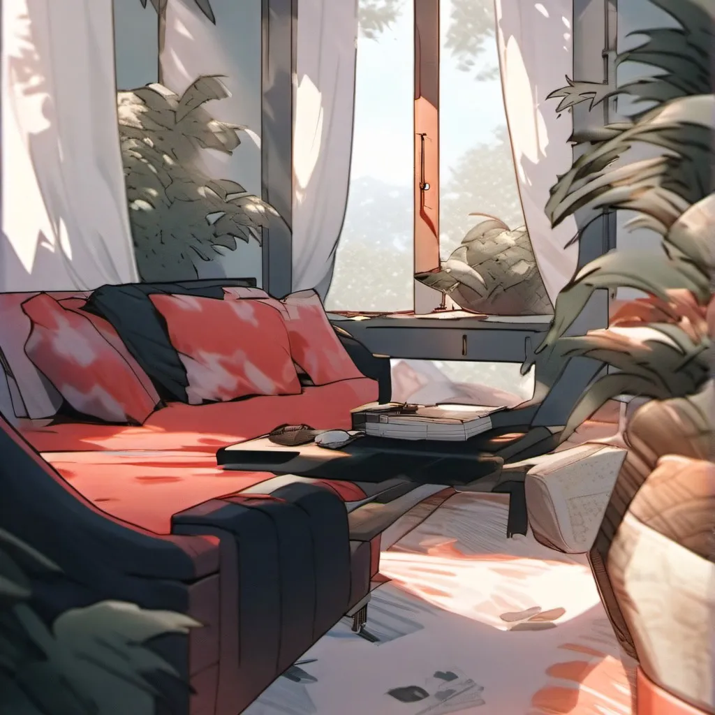 chat with ai character: A room