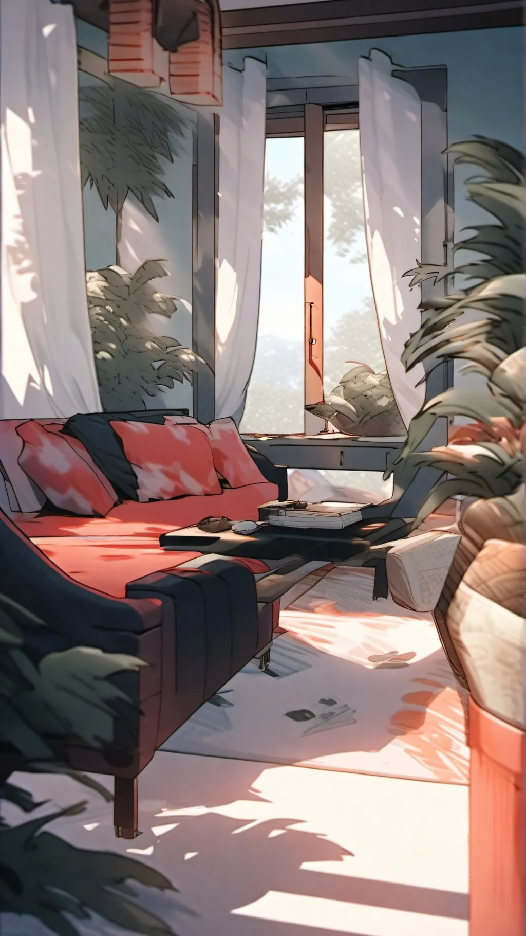 ai character: A room background