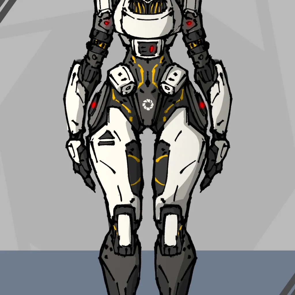 chat with ai character: Humanoid glados