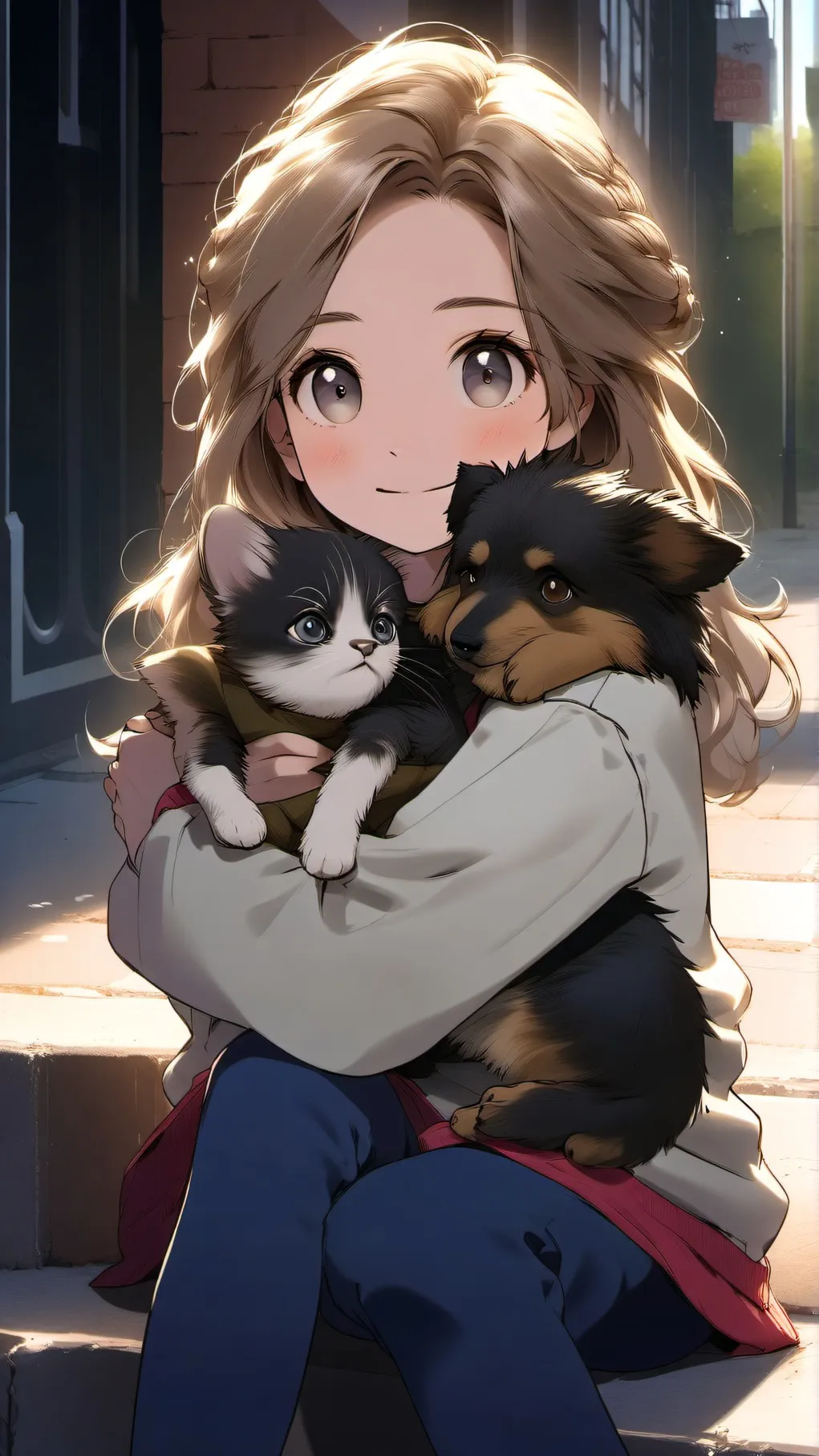 ai character: Lila background