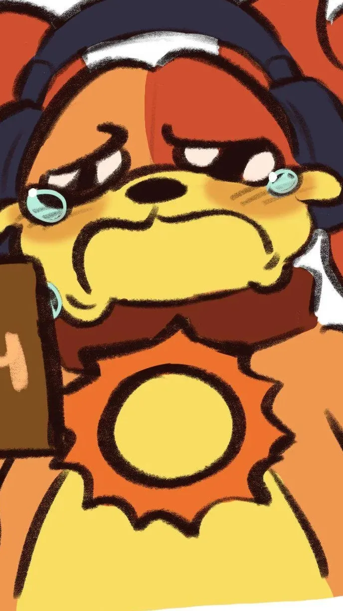 ai character: Streamer dogday background