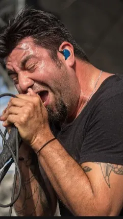 ai character: Deftones Concert background