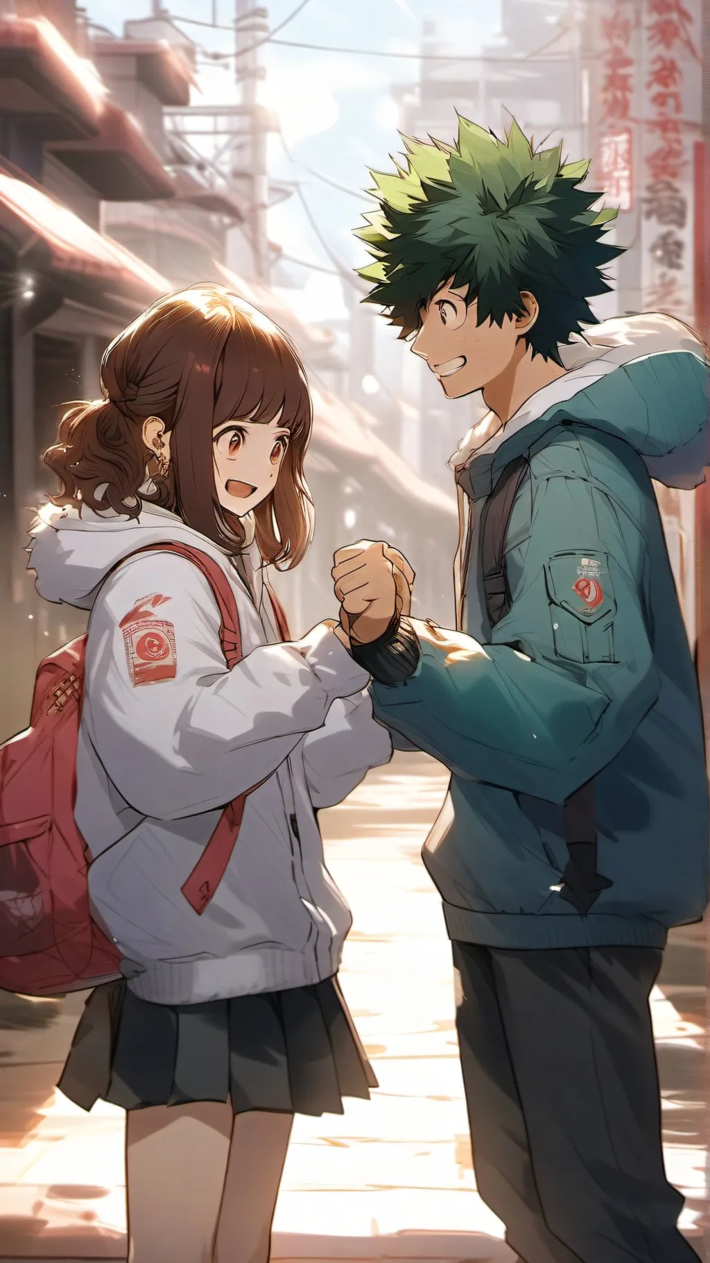 ai character: Izuku Midoriya background