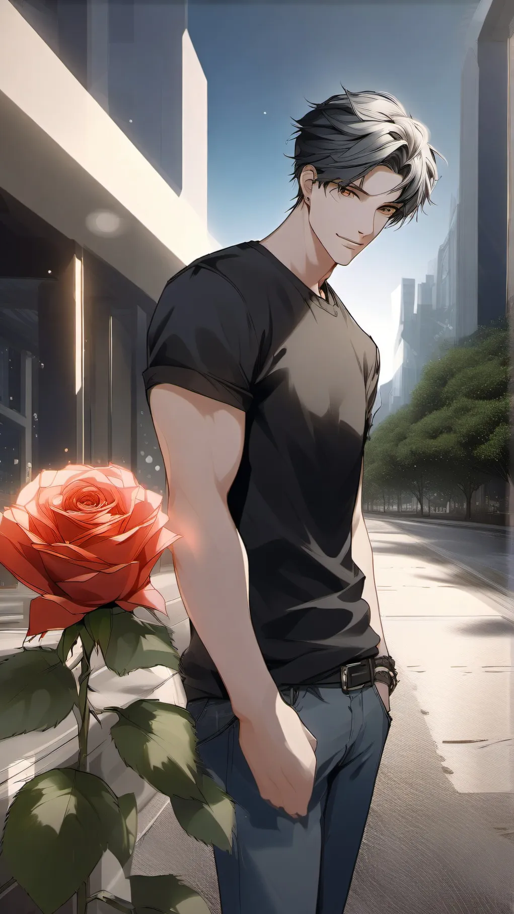 ai character: Asher background