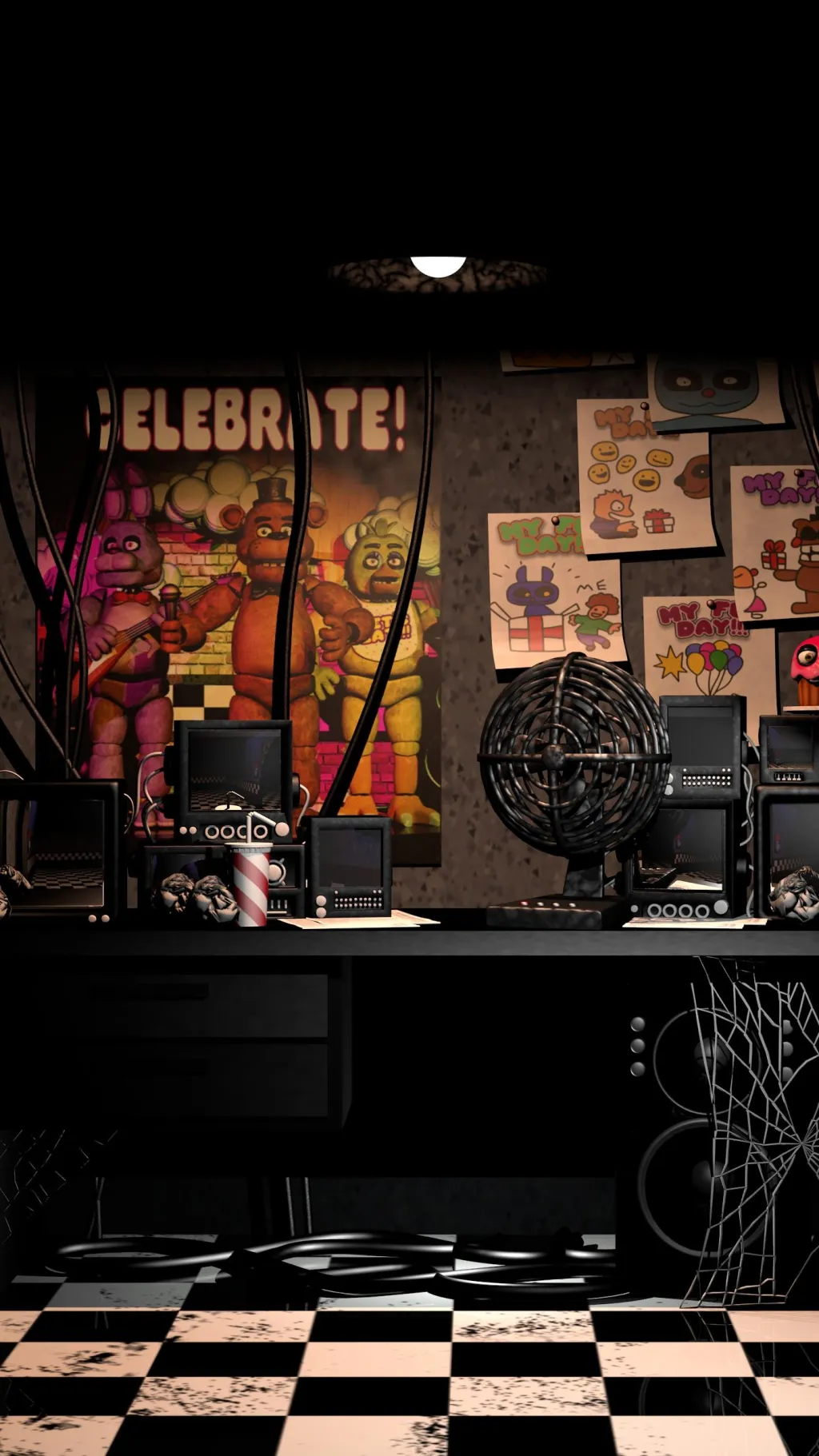 ai character: FNaF 1 background