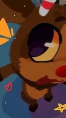 ai character: Rudie🦌🚨 background