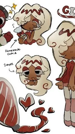 ai character: 🍪🍓Ginger background