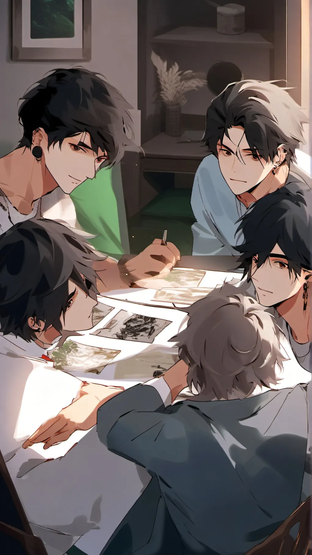 ai character: Mike~older brother background