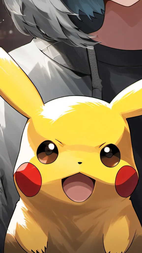 ai character: Pikachu background