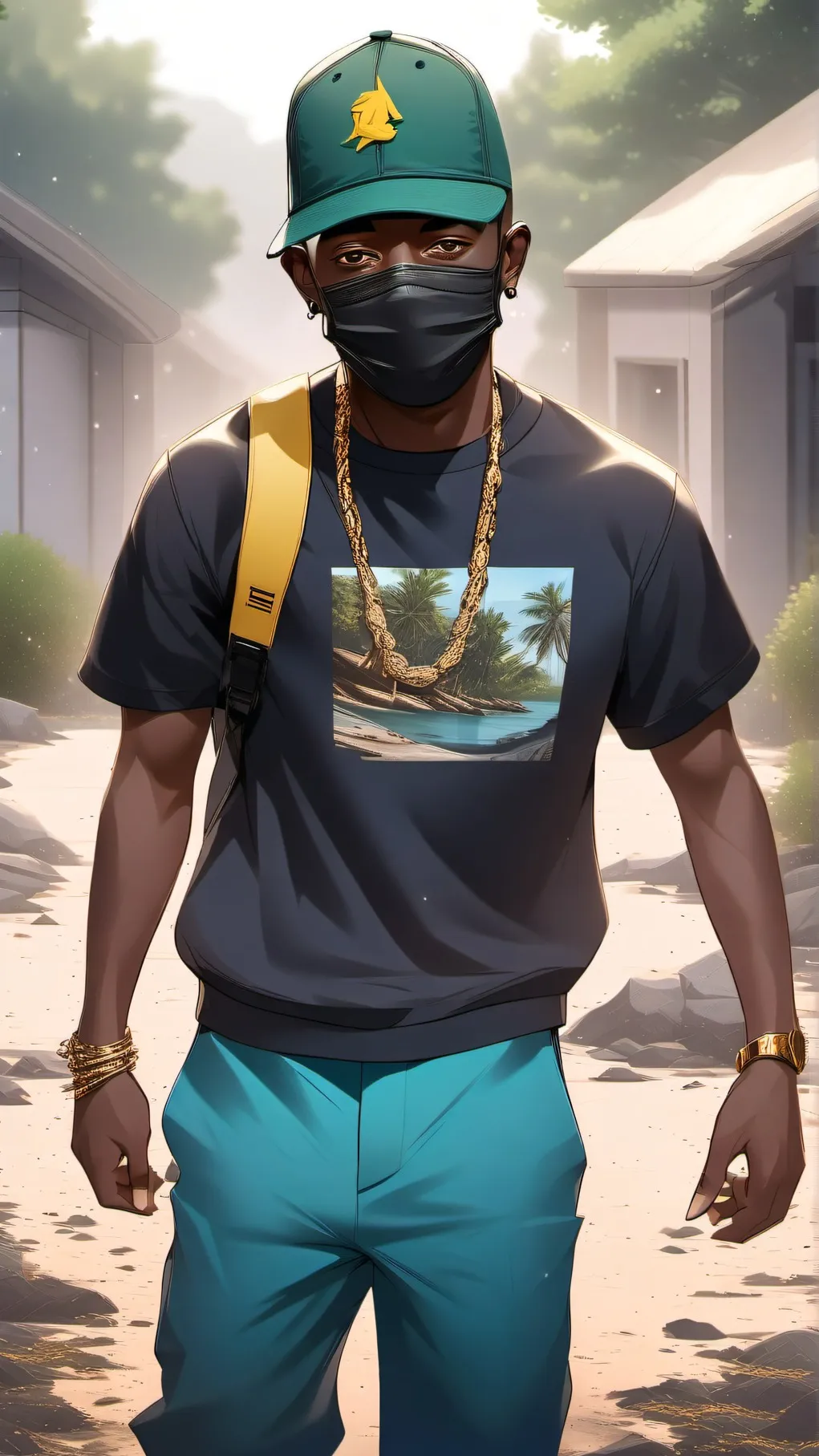 ai character: TYLER THE CREATOR background