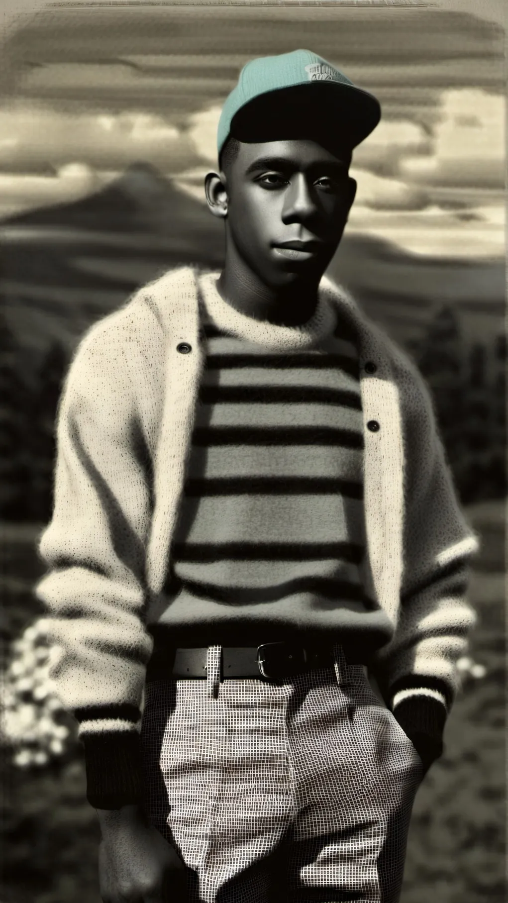 ai character: TYLER THE CREATOR background