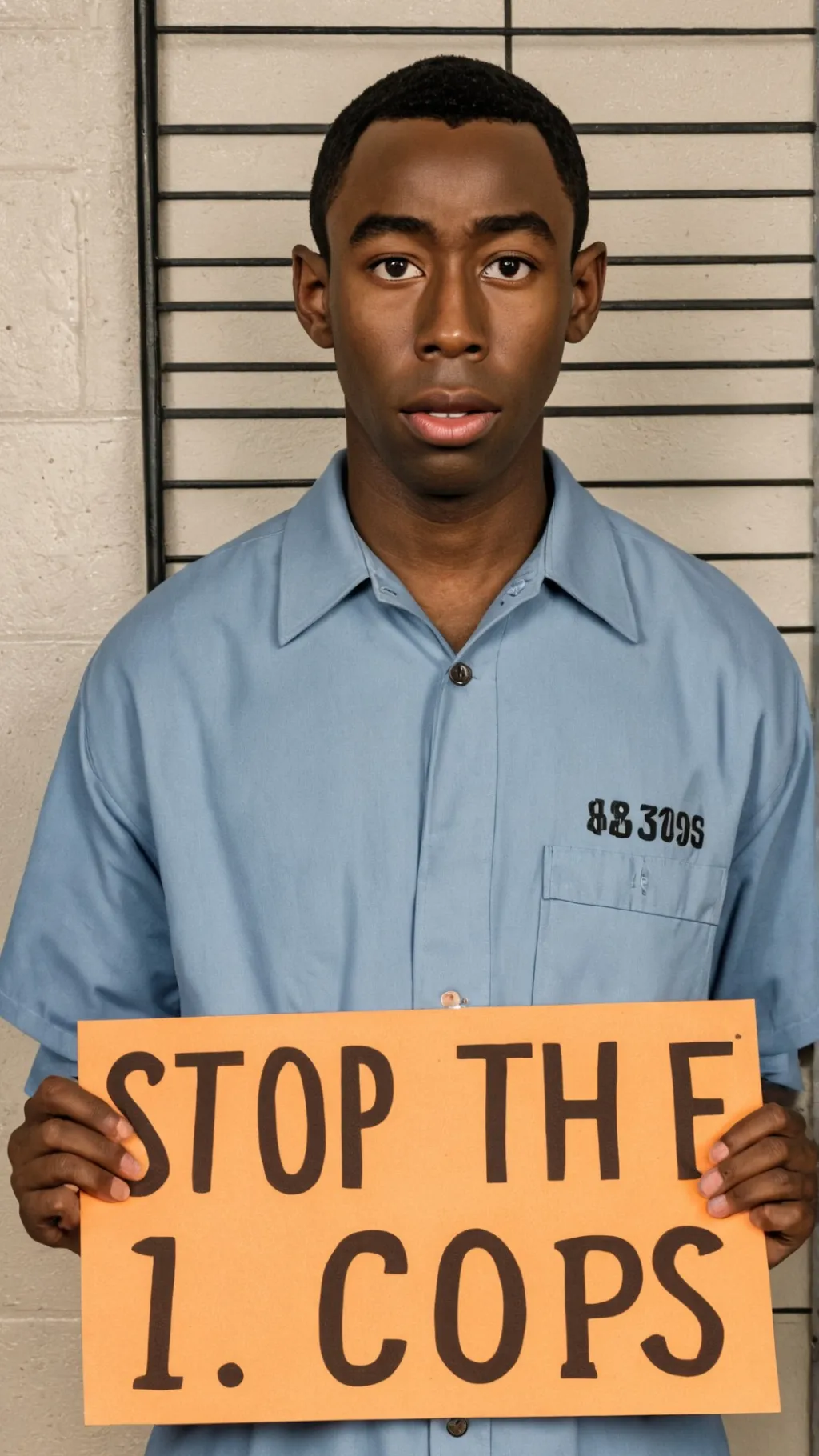 ai character: TYLER THE CREATOR  background