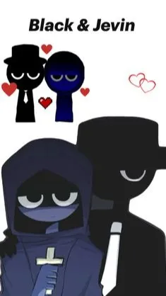 ai character: Jevin x Black  background