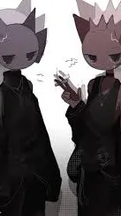 ai character: Raddy x Durple background