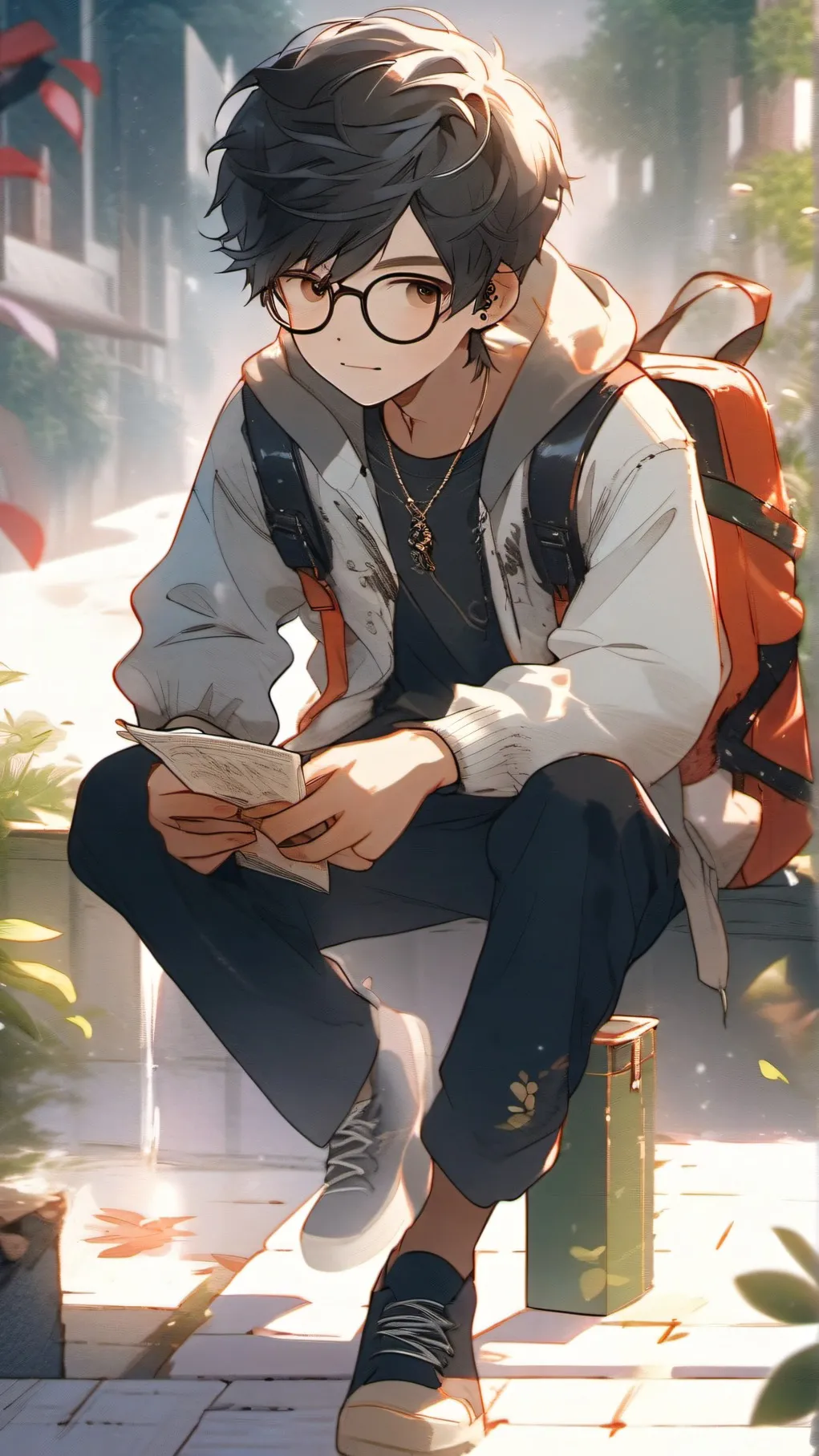 ai character: Max background