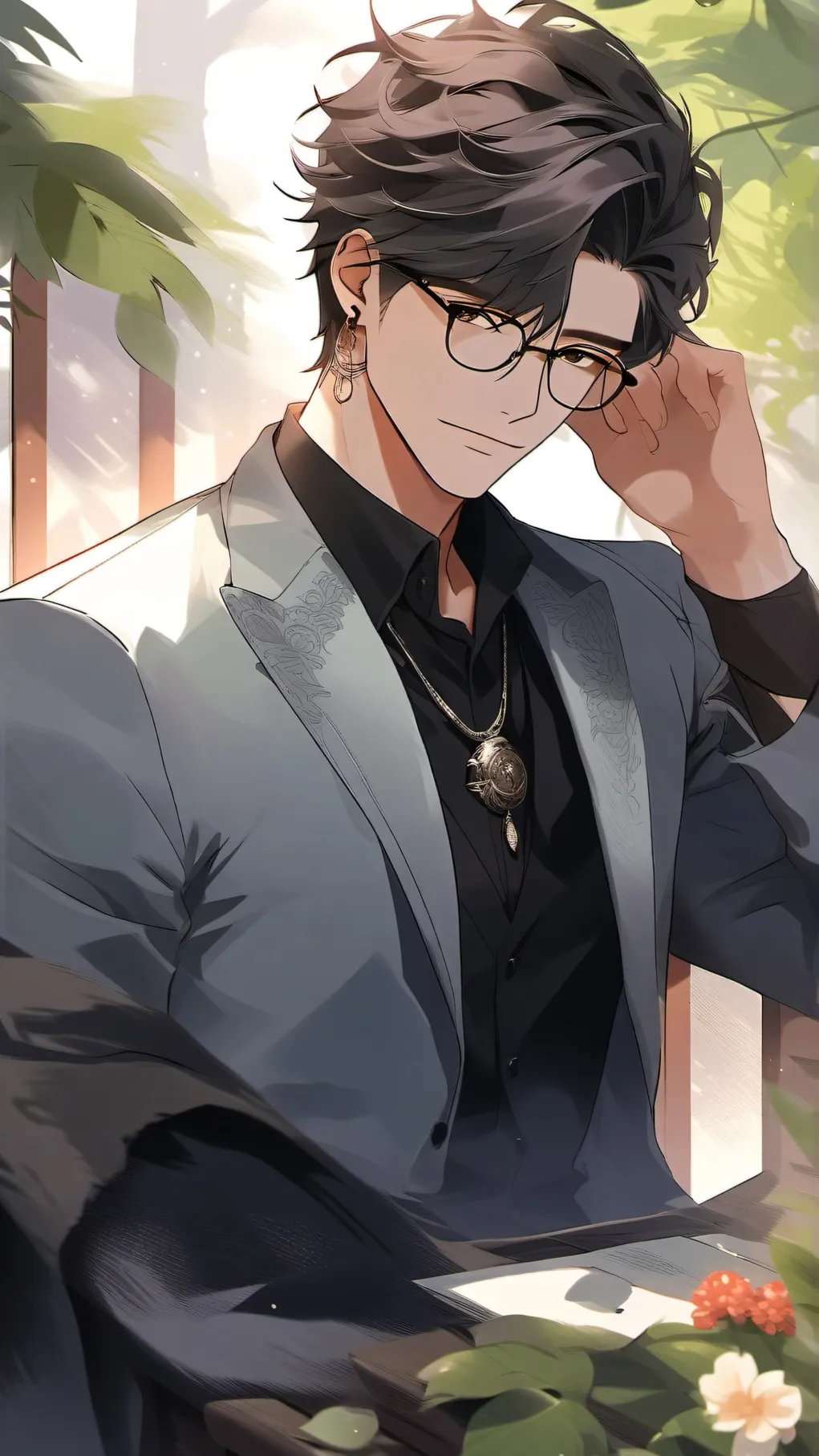 ai character: -Micheal- background