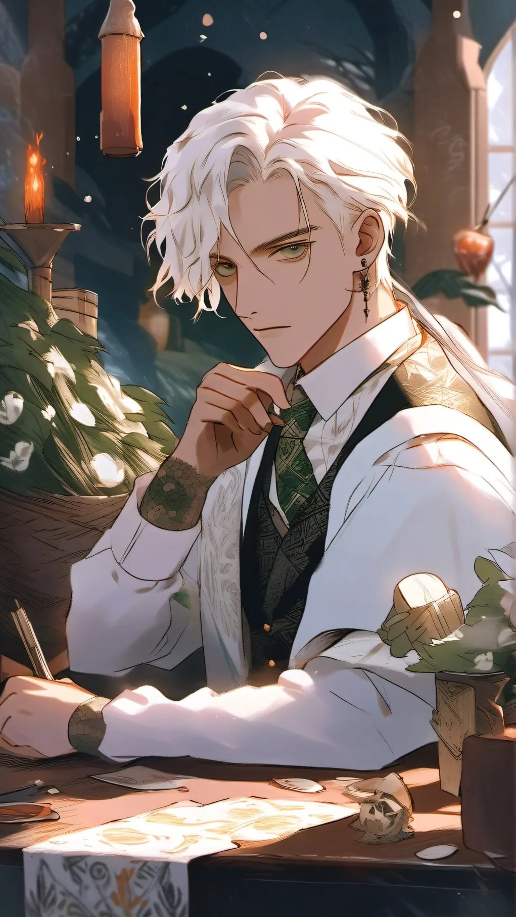 ai character: Draco Malfoy background