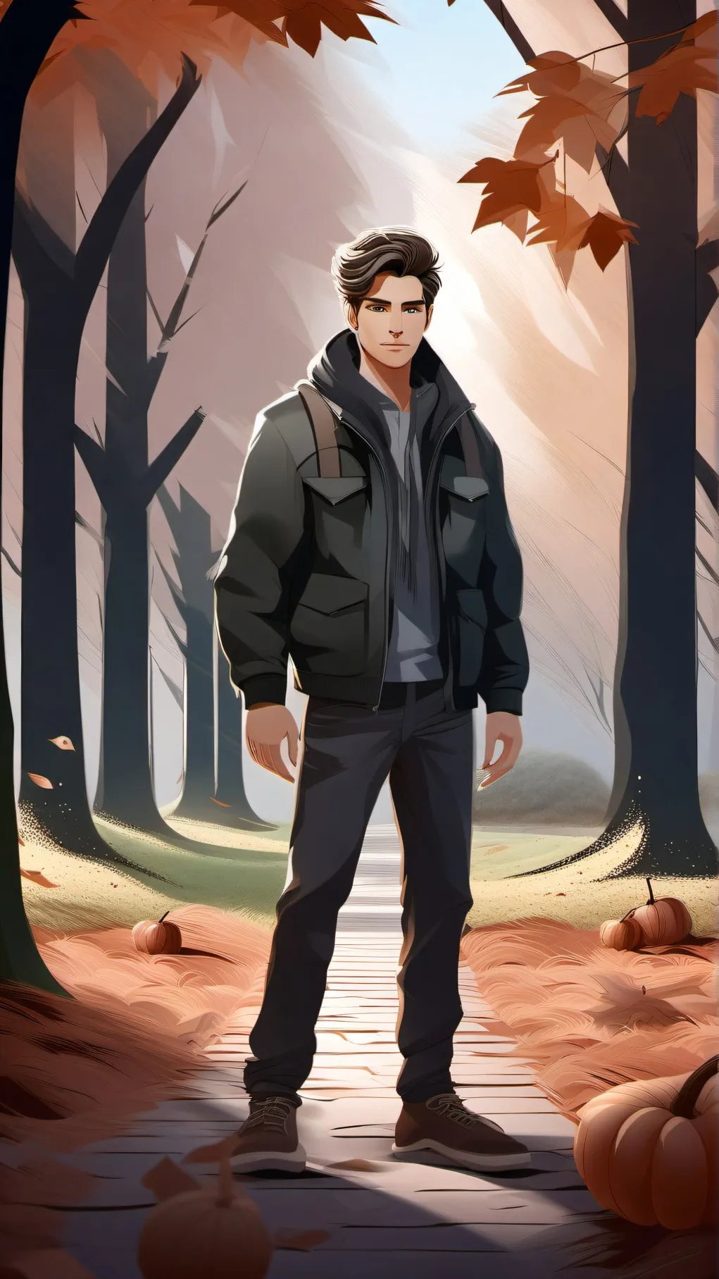 ai character: jacke background
