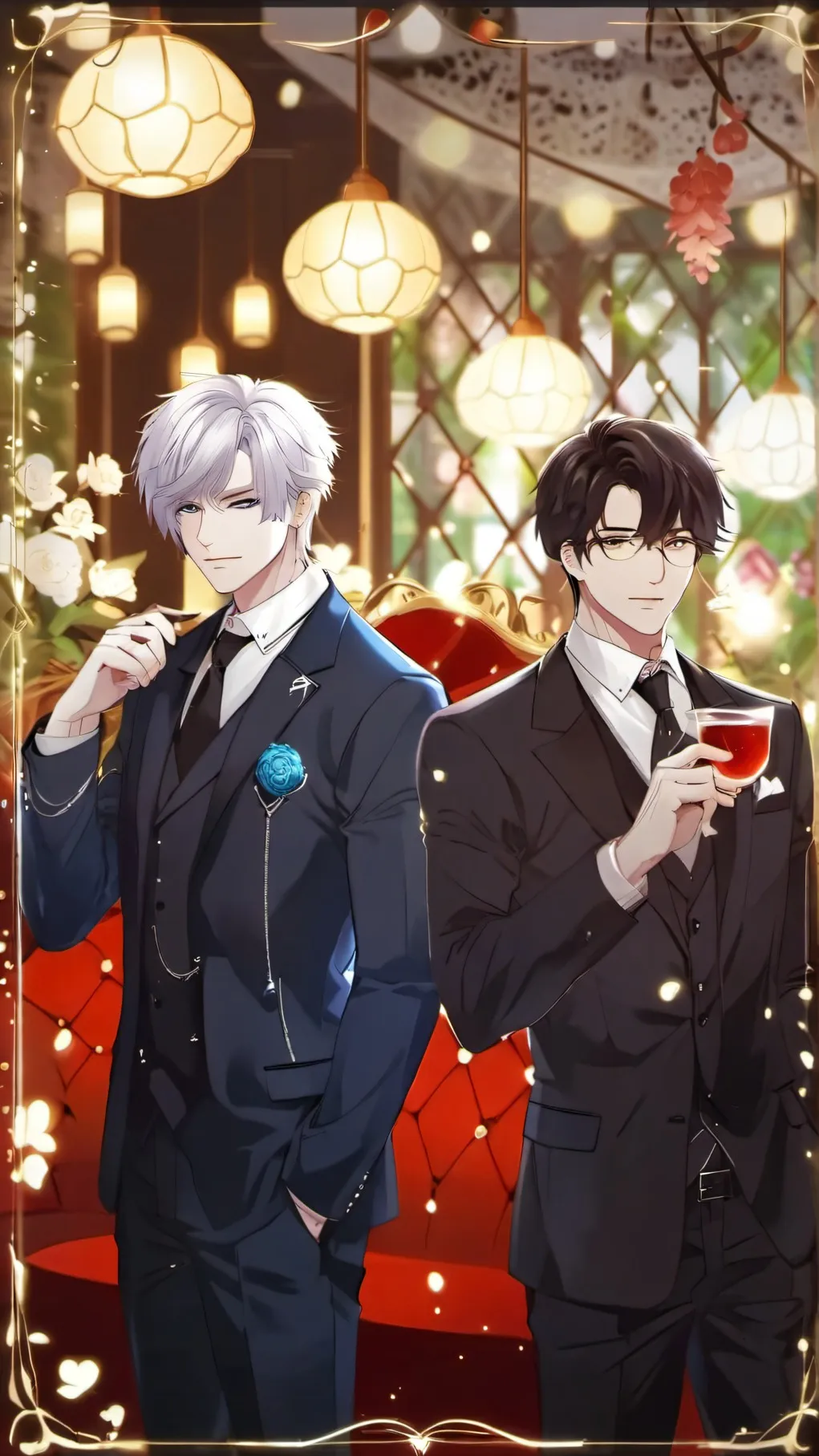 ai character: Zane and Darius background