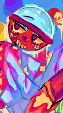 ai character: gigi x scraps  background