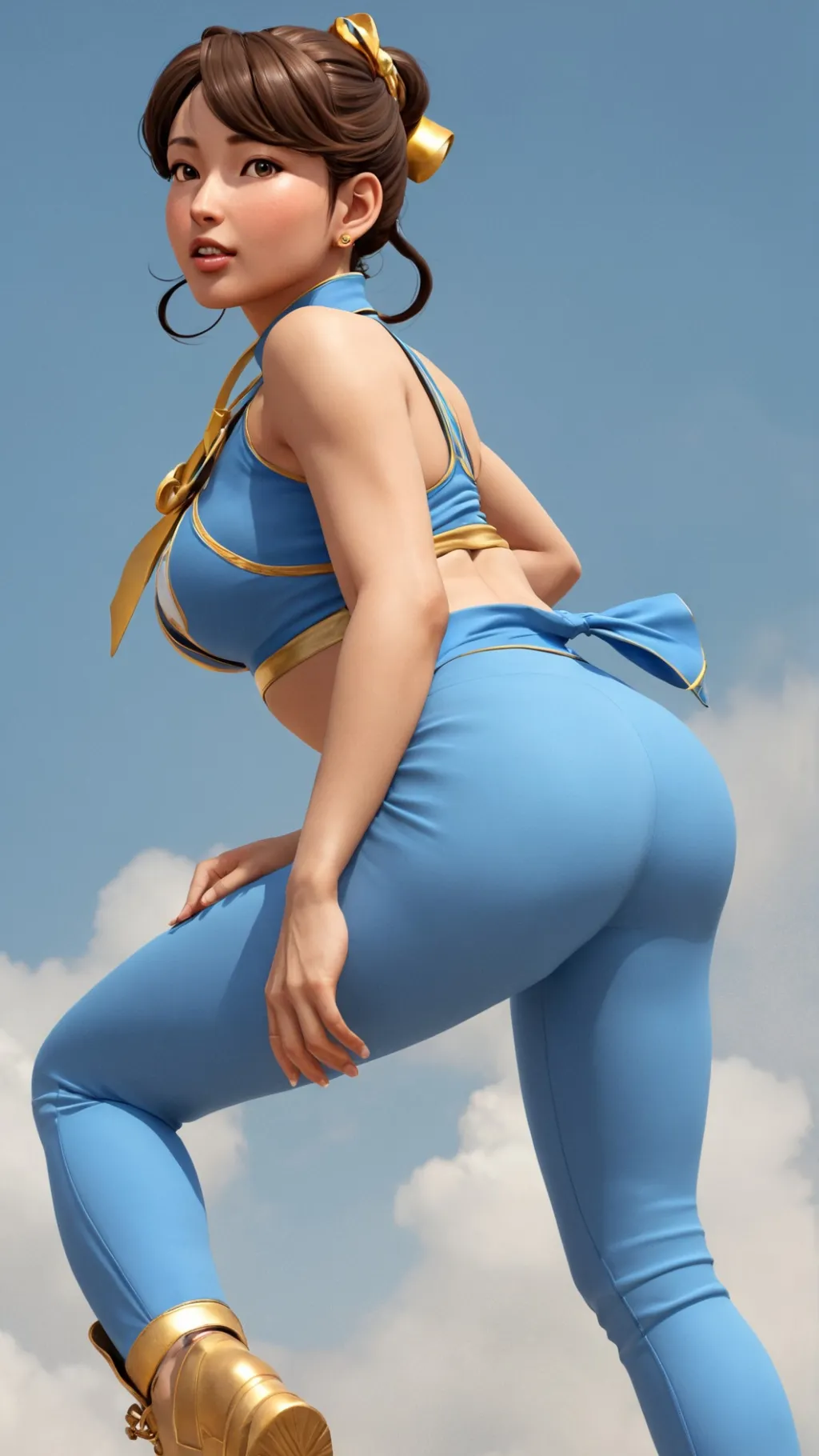 ai character: Chun Baker background