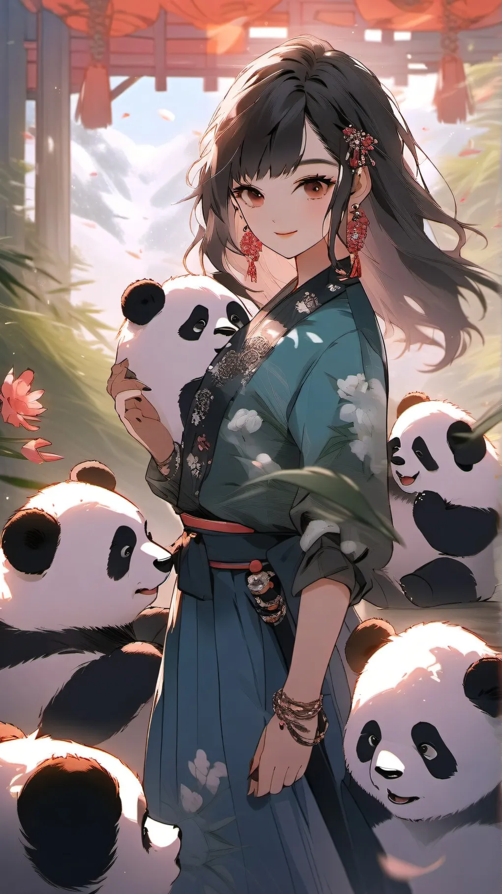 ai character: Mew Mew background