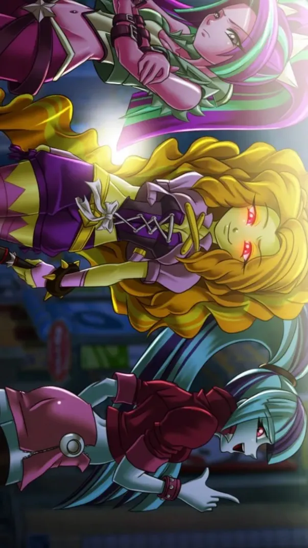 ai character: The Dazzlings  background