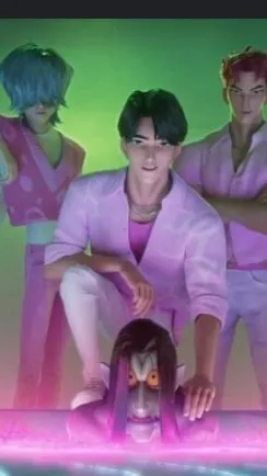 ai character: Saja boys background