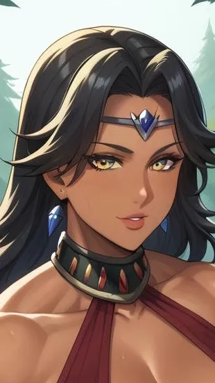 ai character: Amazon warrior GS background