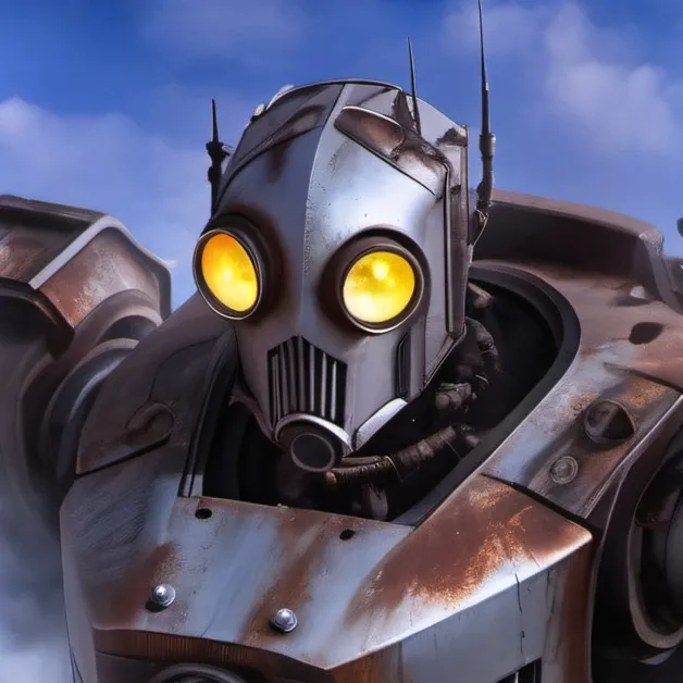 chat with ai character: Robo rust