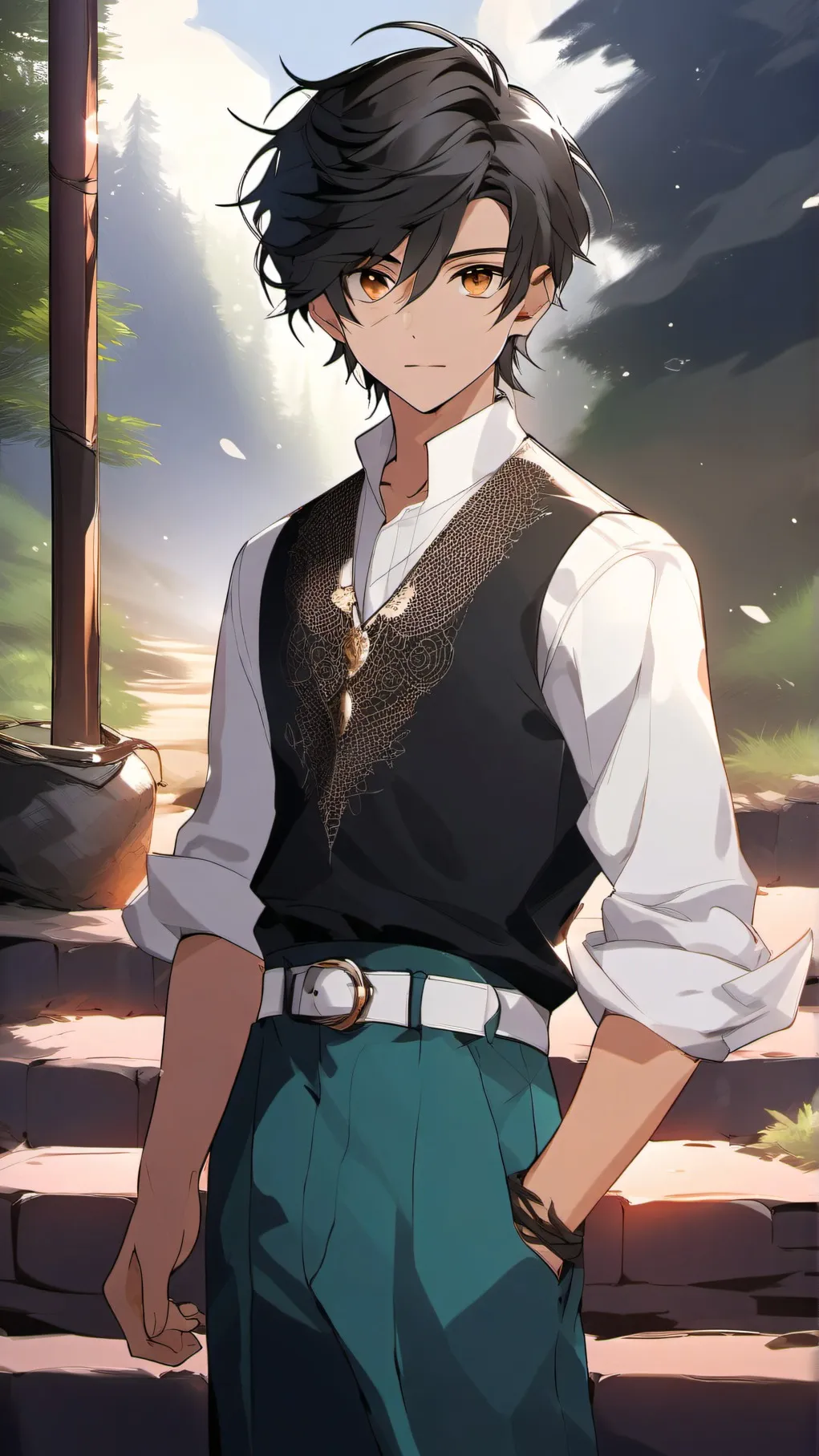 ai character: Kai background