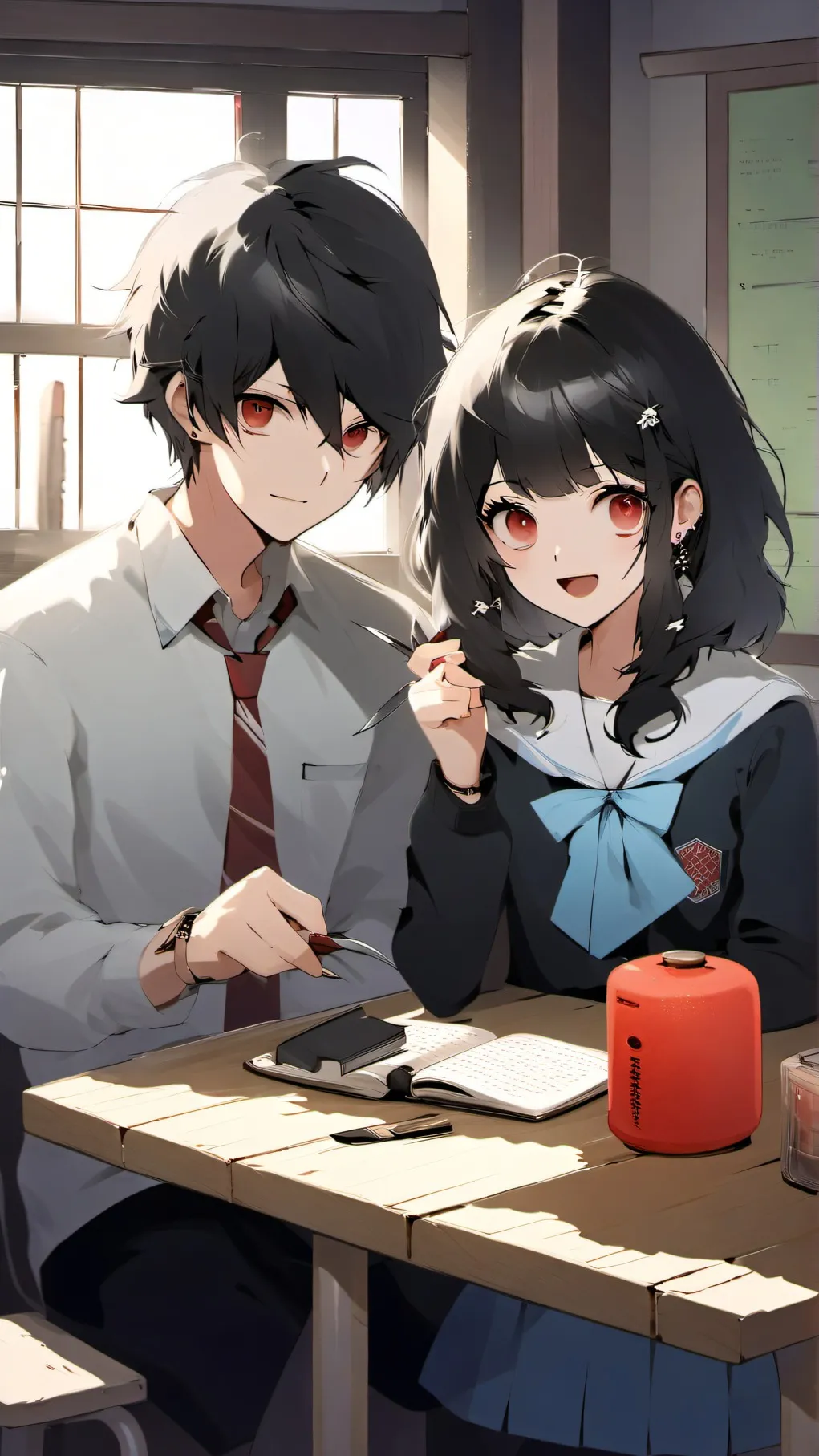 ai character: Yandere School background