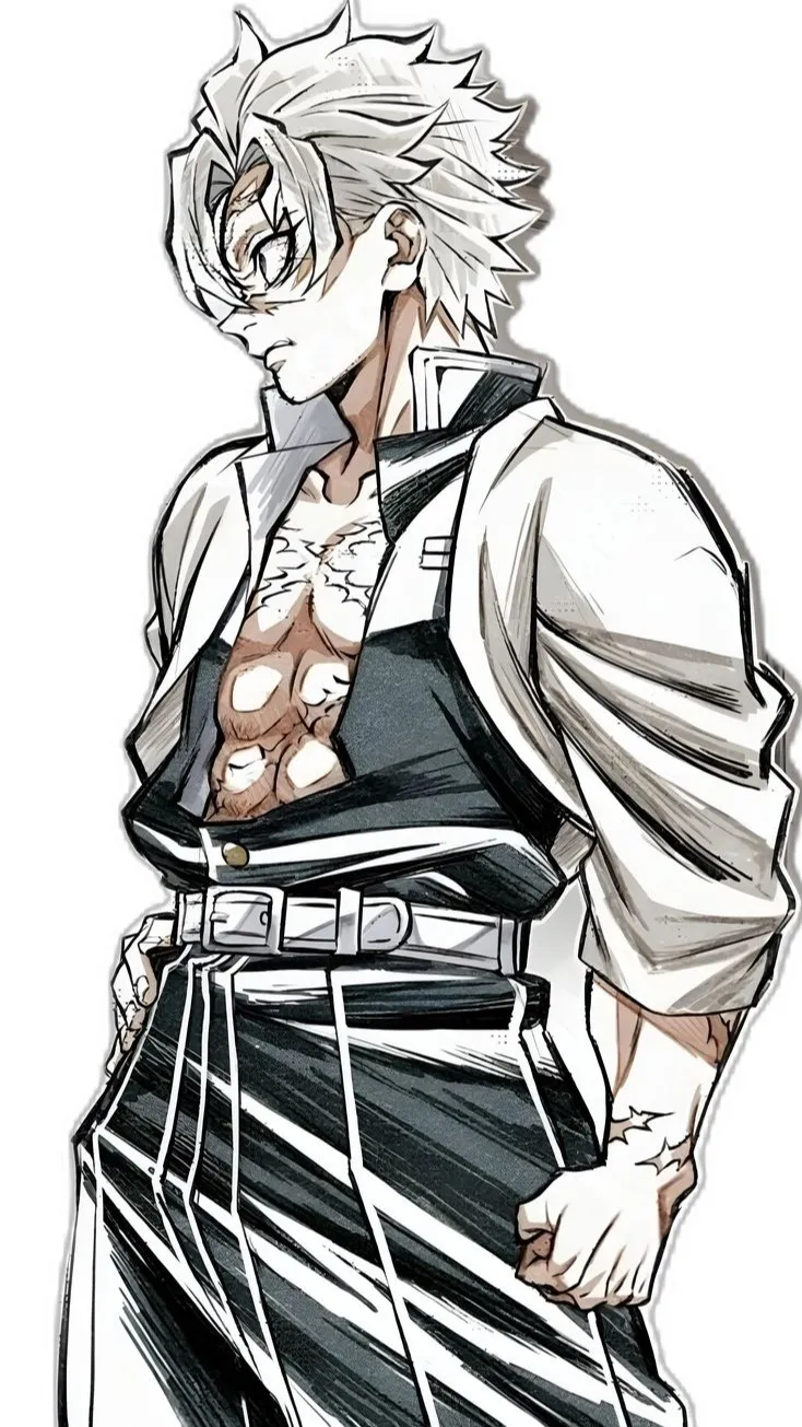 ai character: sanemi shinazugawa background