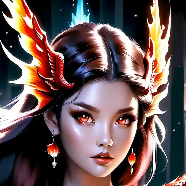 chat with ai character: Part1 fire spirit 