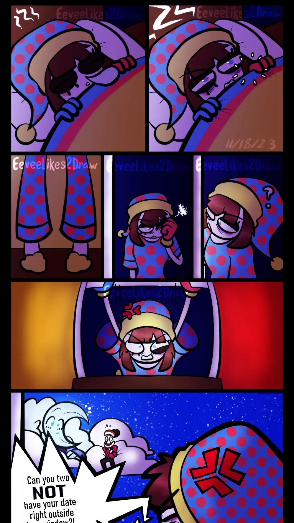 ai character: TADC Early Morning background