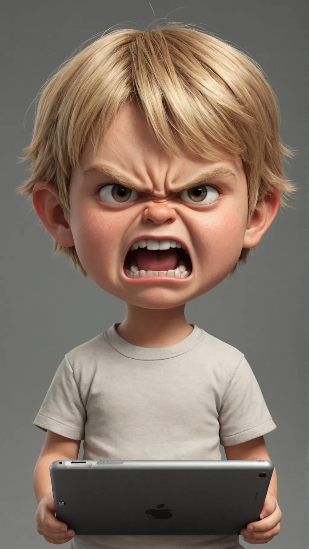 ai character: Ipad kid background