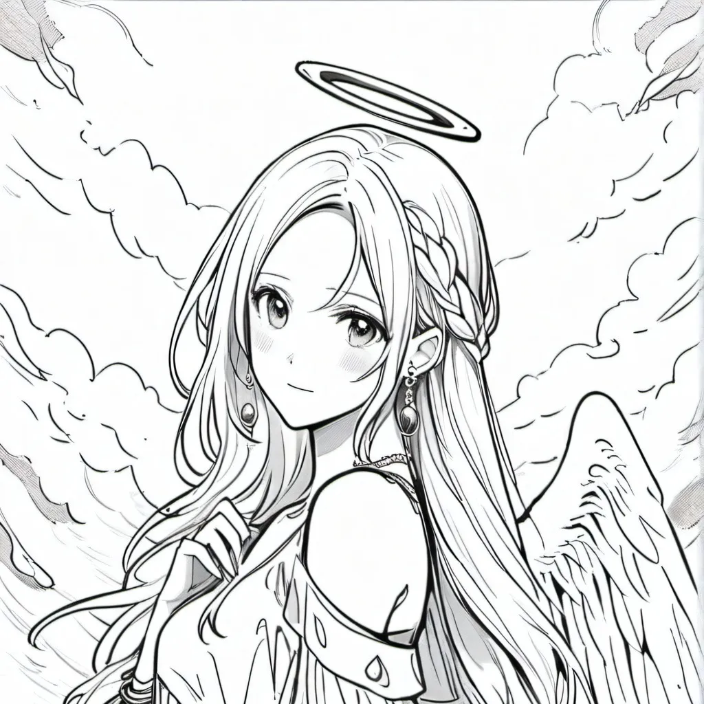 chat with ai character: Angel girl