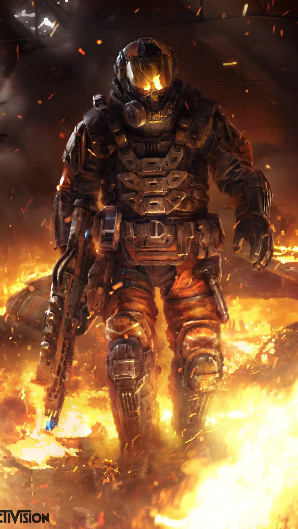 ai character: firebreak background