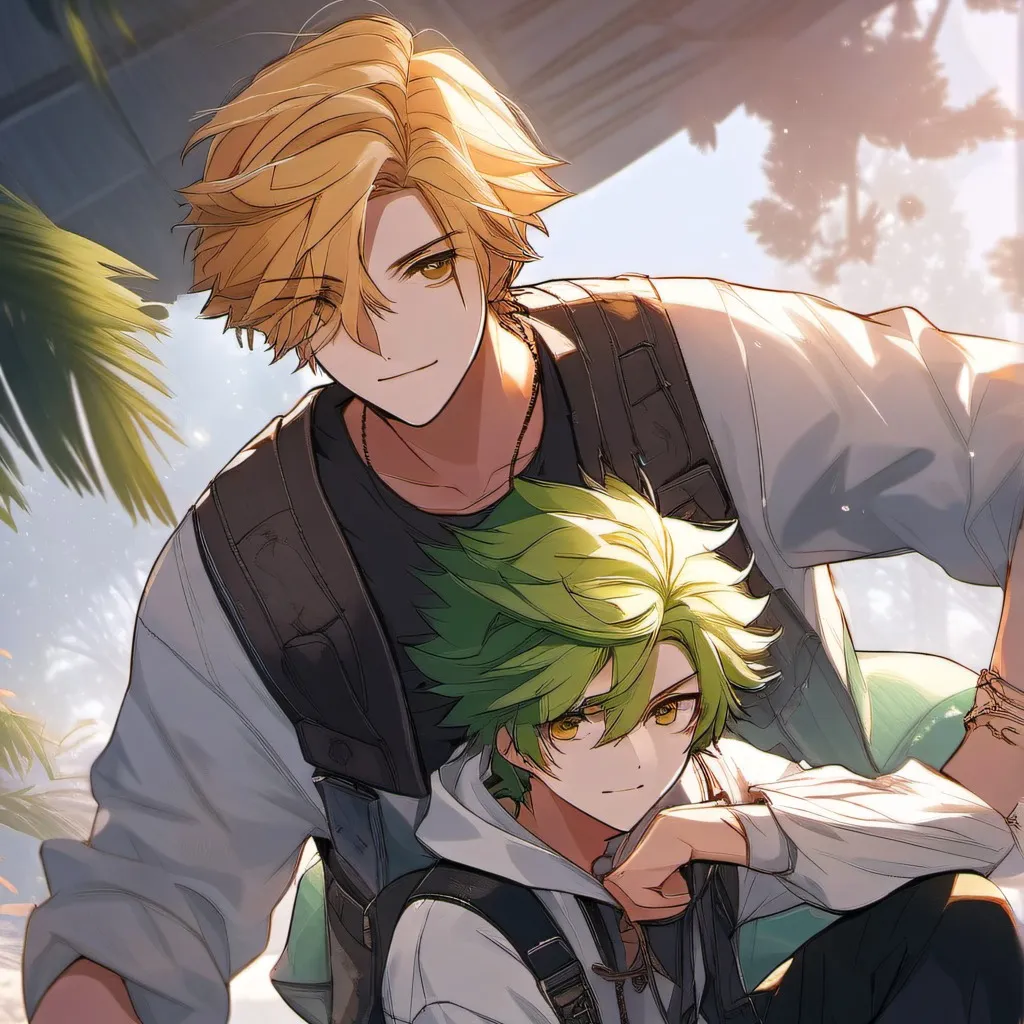 chat with ai character: deku and bakugo