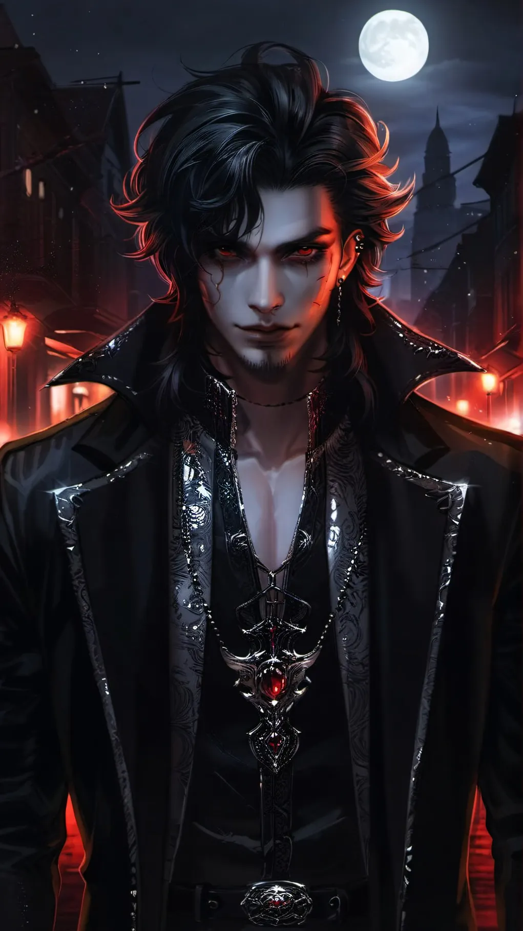 ai character: Sebastian Velvet  background