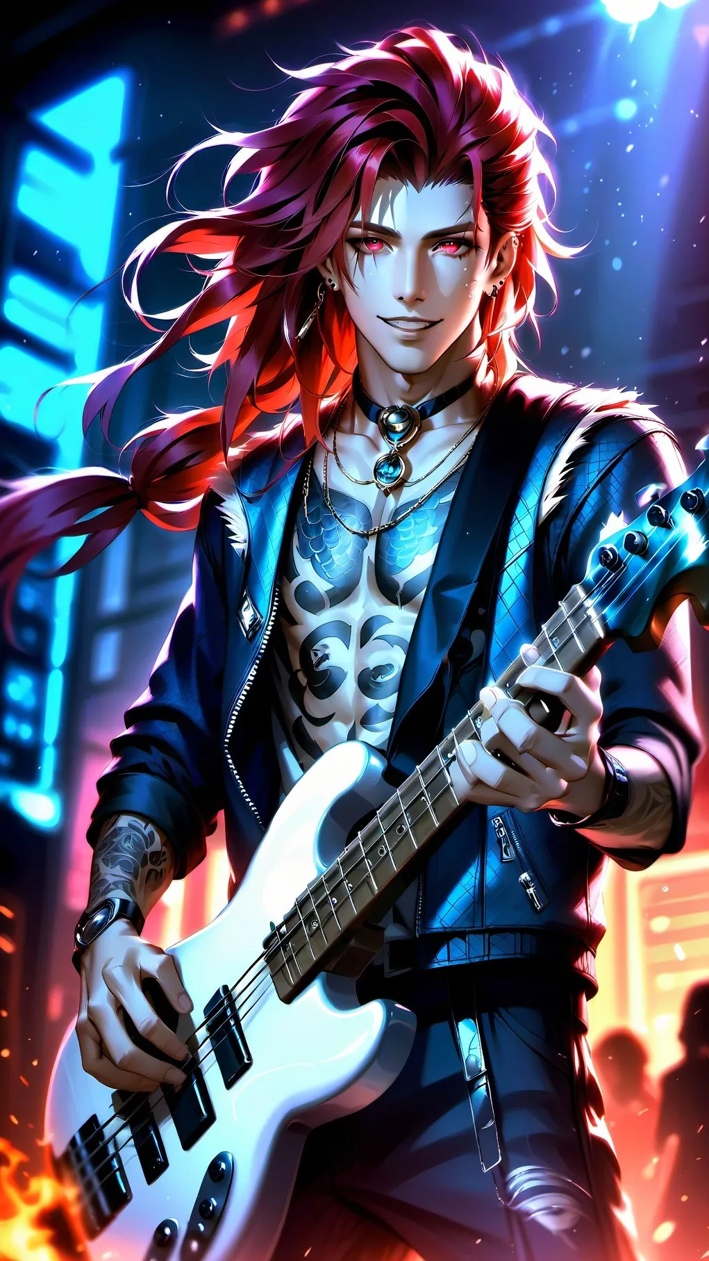 ai character: Dexter McNeon background