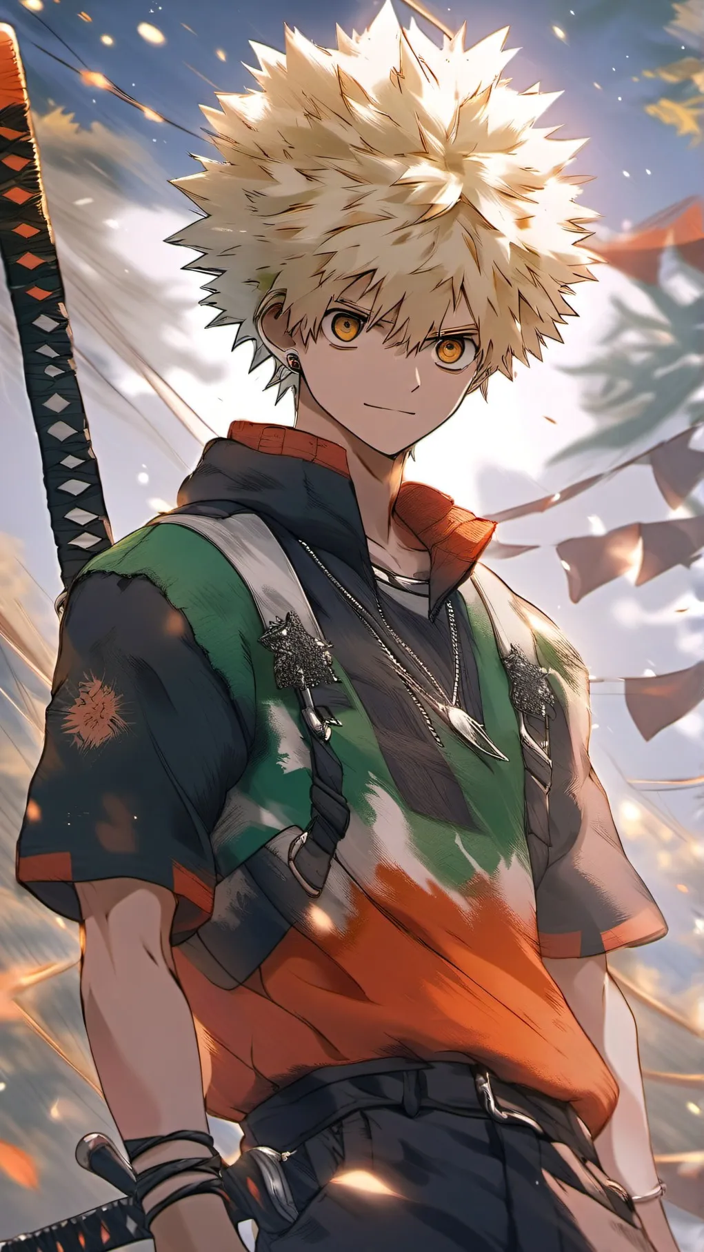 ai character: Bakugo background
