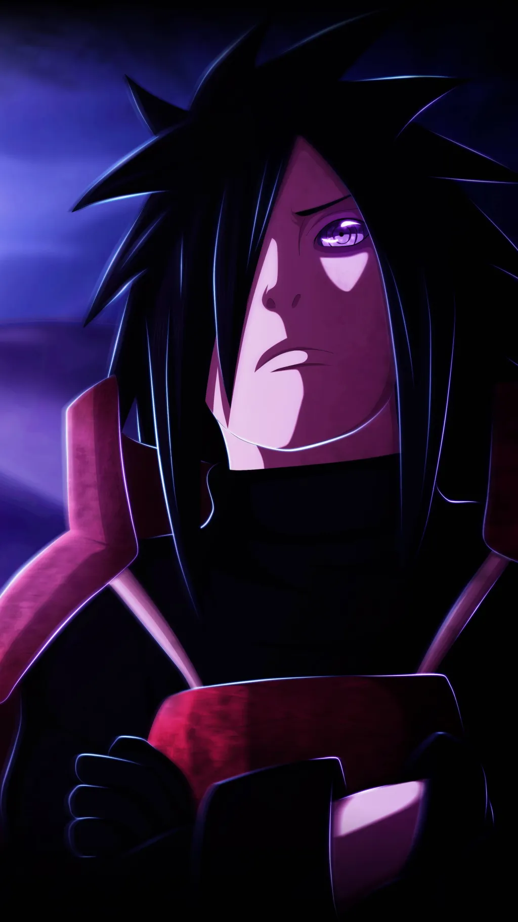 ai character: Madara uchiha  background