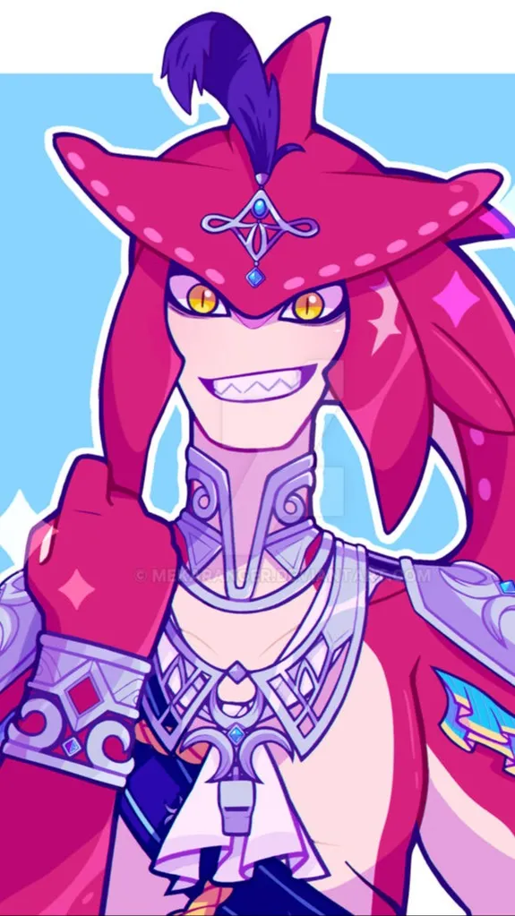 ai character: Sidon TOTK background