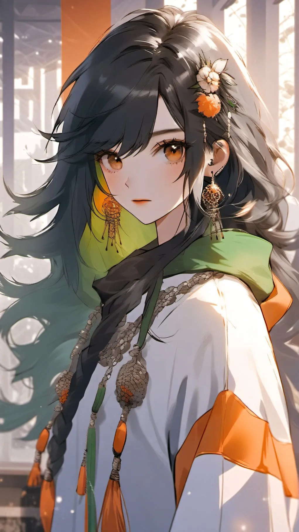 ai character: Zenitsu 💅👁️👄👁️ background