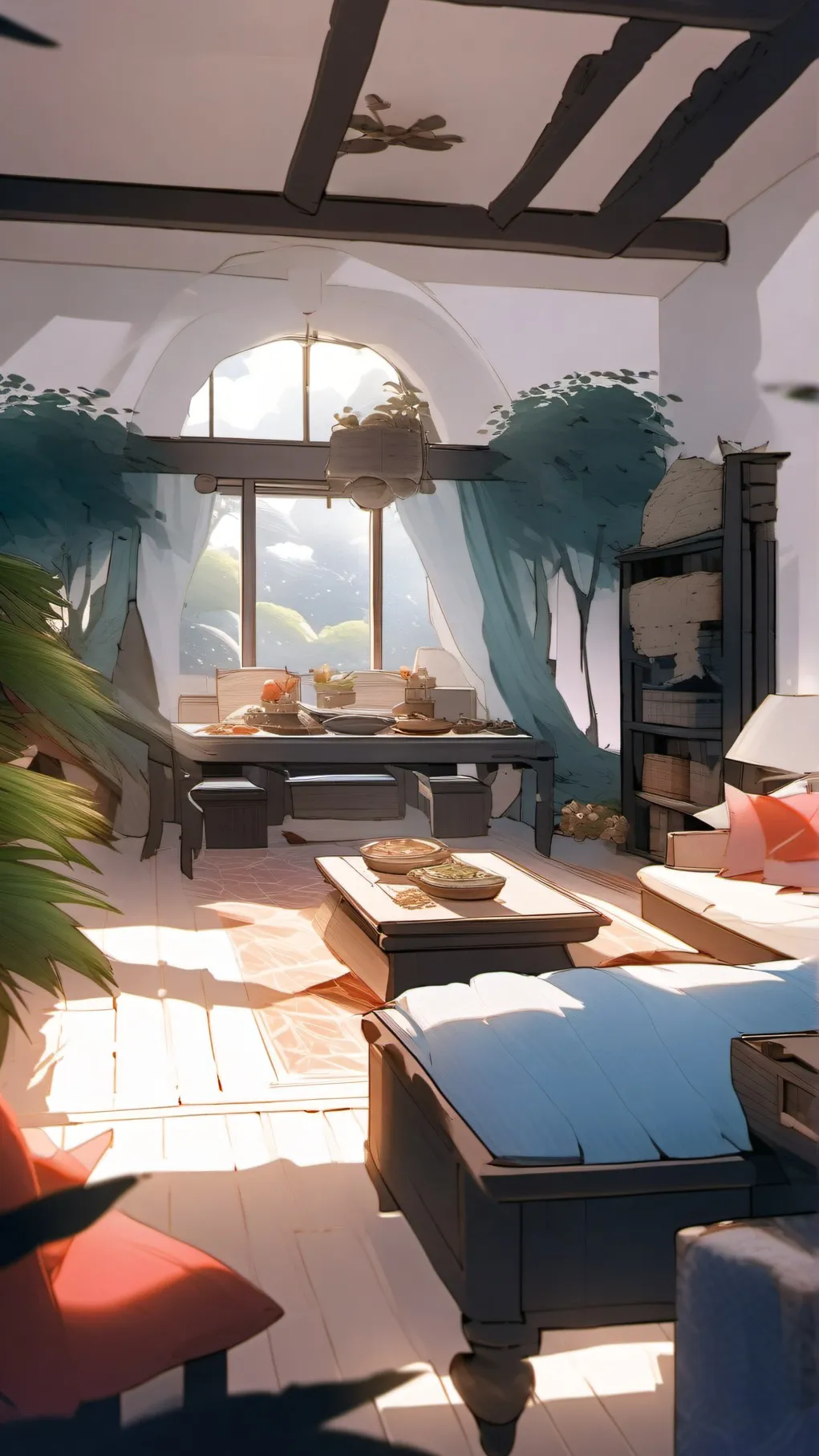 ai character: MHA dorm problem.. background